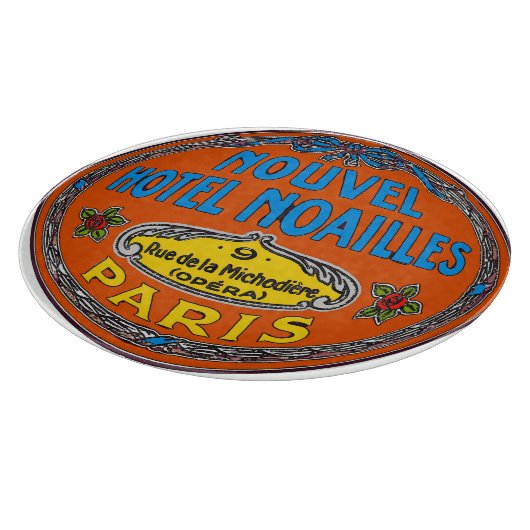 Planche À Découper Paris Hotel, modifier le texte Tableau de découpe (Coin)