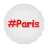 Planche À Découper "#Paris" Joli Design. Commandez dès maintenant  (Devant)