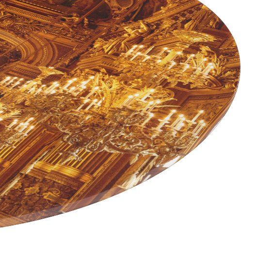 Planche À Découper Paris Opéra Garnier Vue Intérieure (Coin)