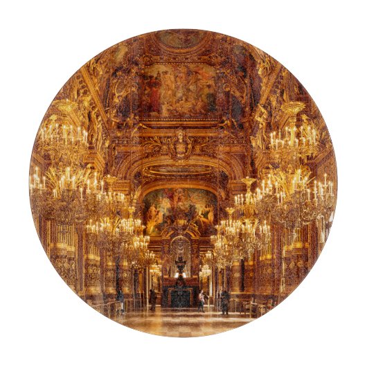 Planche À Découper Paris Opéra Garnier Vue Intérieure (Devant)