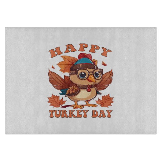 Planche À Découper parler dinde à moi Thanksgiving (Devant)