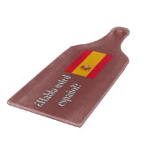 Planche À Découper Parles-tu espagnol ? en espagnol. Indicateur wf (Coin)