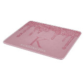 Planche À Découper Parties scintillant à gouttes rose vif pour filles (Coin)