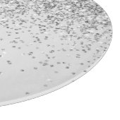 Planche À Découper Parties scintillant d'argent personnalisée Nom du  (Coin)