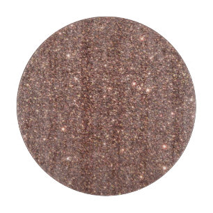 Planche À Découper Parties scintillant de bronze