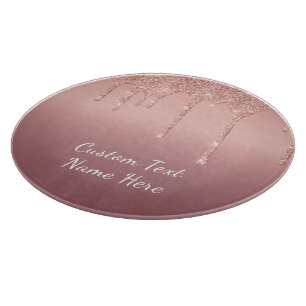 Planche À Découper Parties scintillant de découpe Gold Blush rose Tex
