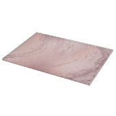 Planche À Découper parties scintillant élégante en marbre rose rose (Coin)