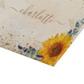 Planche À Découper Parties scintillant en or rose Eucalyptus verdure  (Coin)