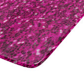 Planche À Découper Parties scintillant étincelante rose chaud (Coin)