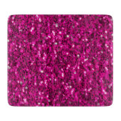 Planche À Découper Parties scintillant étincelante rose chaud (Devant)