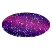 Planche À Découper Parties scintillant Étincelles Purple Pink Texture (Coin)