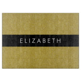 Planche À Découper Parties scintillant Or, Arrière - plan Parties sci (Devant)