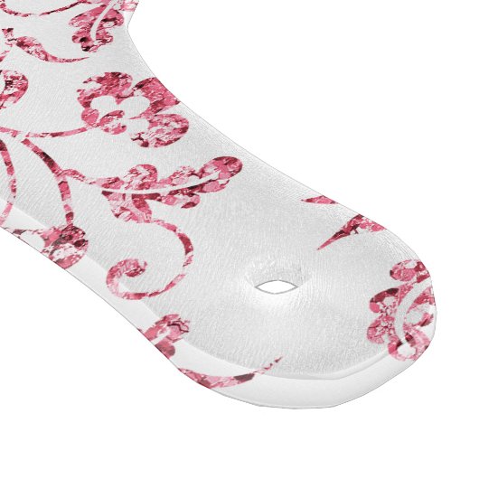 Planche À Découper Parties scintillant rose romantique Floral (Coin)