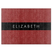 Planche À Découper Parties scintillant rouge, Arrière - plan Parties  (Devant)