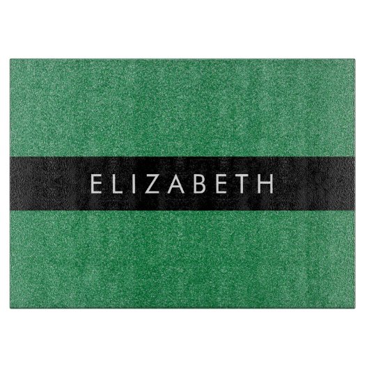 Planche À Découper Parties scintillant verte, Arrière - plan Parties  (Devant)