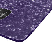 Planche À Découper Parties scintillant violet foncé ultra violet scin (Coin)