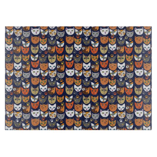 Planche À Découper Partout des Chats Personne Chat (Devant)