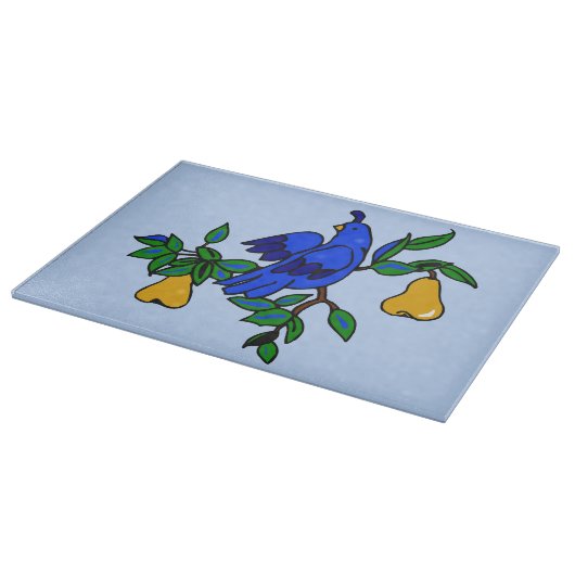 Planche À Découper Partridge Dans Une Planche À Coupe De Poirier (Coin)