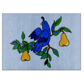 Planche À Découper Partridge Dans Une Planche À Coupe De Poirier (Devant)