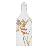 Planche À Découper Paruline des Prairies Audubon Oiseau jaune (Devant)