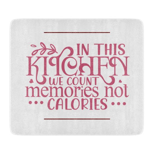 Planche À Découper Pas de comptage Calories (Devant)