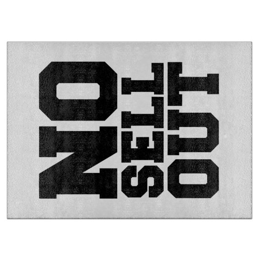 PLANCHE À DÉCOUPER PAS DE VENTE (Devant)