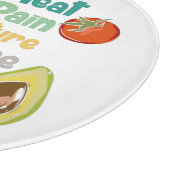 Planche À Découper Pas de viande pas de douleur Vegan dire (Coin)