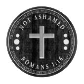 Planche À Découper Pas honteux de l'Evangile Verse chrétien (Devant)