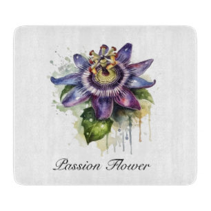 Planche À Découper Passionné Purple Passion Fleur