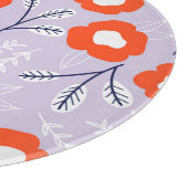 Planche À Découper Pastel Botanique Rose : Motif Floral (Coin)