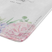 Planche À Découper Pastel Floral | Meilleure maman et chef du monde (Coin)