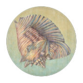 Planche À Découper Pastel Large Conch Shell (Devant)
