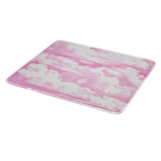 Planche À Découper Pastel pink Happy Clouds Decoration (Coin)