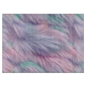 Planche À Découper Pastel Rainbow Fur