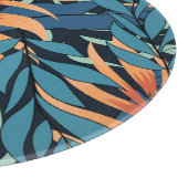 Planche À Découper Pastel Tropical Botanical Abstrait (Coin)