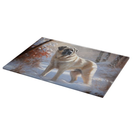 Planche À Découper Pasteur Anatolien Laisser Neige Noël (Coin)