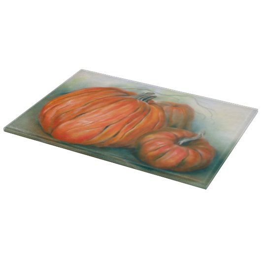 Planche À Découper Patch citrouille Automne Trio Pastel Art (Coin)