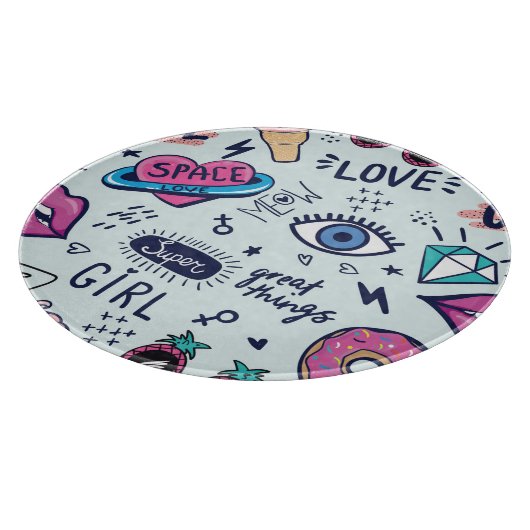 Planche À Découper Patch de mode : Stickers Pop Art. (Coin)