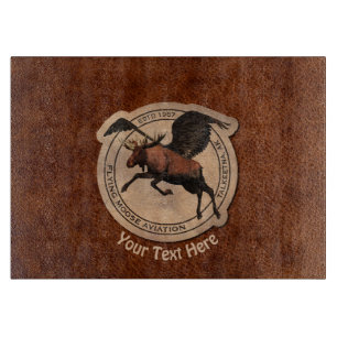 Planche À Découper Patch Flying Moose Aviation