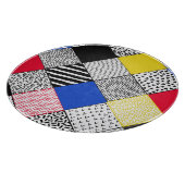 Planche À Découper Patchwork arrière - plan : oiseaux, pois. (Coin)