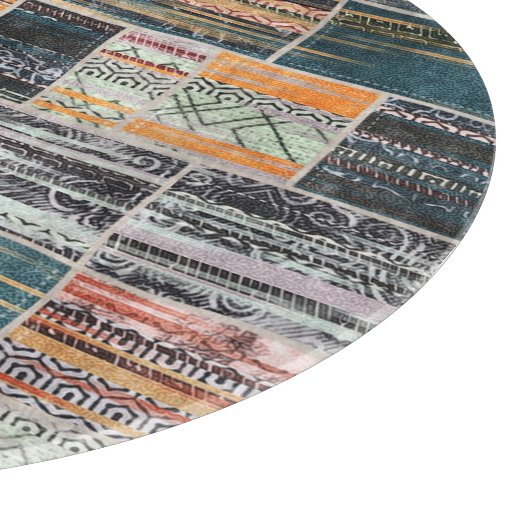Planche À Découper Patchwork collage mixage, surface composée motif i (Coin)