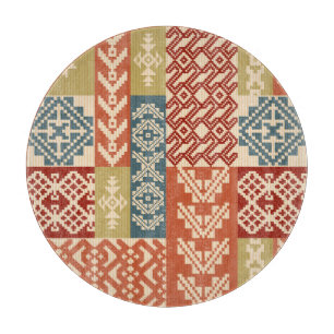Planche À Découper Patchwork géométrique Ethnic Motif sans fil
