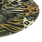 Planche À Découper Patchwork Safari : Poster de animal aquarelle. (Coin)