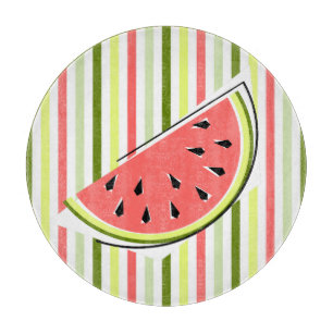 Planche À Découper Pâte de pastèque en tranche mince ronde