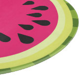 Planche À Découper Pâte en verre tranché de pastèque rose (Coin)
