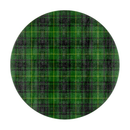Planche À Découper Pâte verte de tartan MacArthur (Devant)