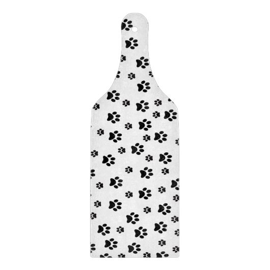 Planche À Découper Pâtes de chien de chat de table de coupe en verre (Devant)