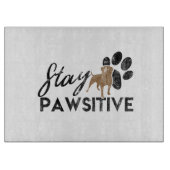 Planche À Découper Pâtes de chien mignonnes rester Secourt provocatri (Devant)