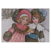 Planche À Découper Patinage de fille et de garçon (Devant)