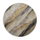 Planche À Découper Patinée bande noire et or (Devant)